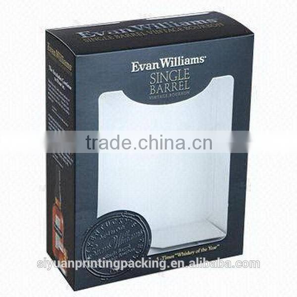 Contemporary useful metallic card wine box