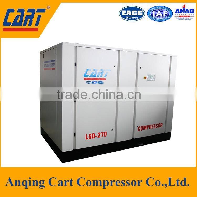 160KW/220HP China supplier energy saving screw compressor stationary compressor