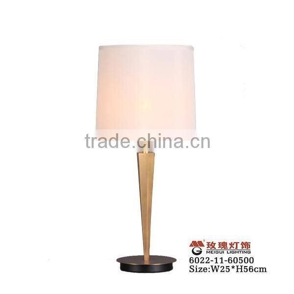 standing copper base lamp for decor