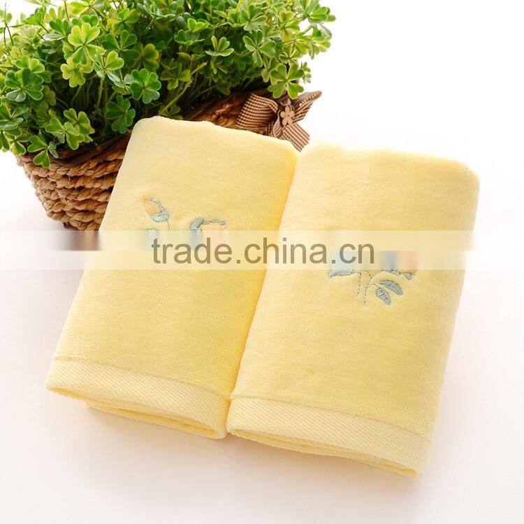 Cut Pile Cotton Face Towel Soft Textile