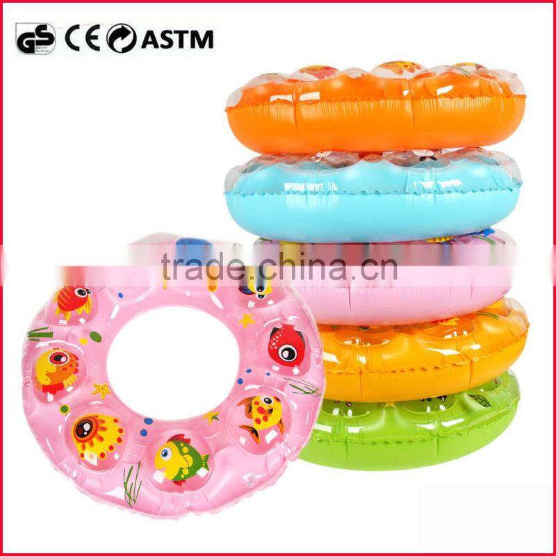 Hot sale inflatable swimming rings customized logo printed