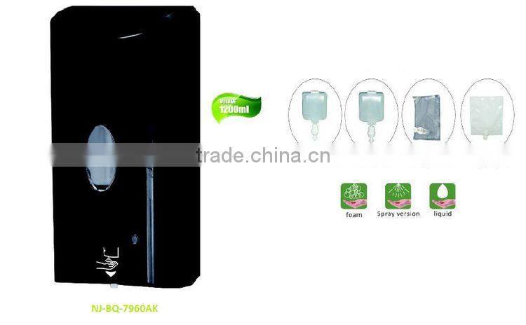 automatic hand sanitizer dispenser for liqud, foam, spary type, wall mounted refilled auto soap dispenser