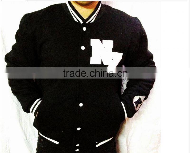 cotton fleece bomber jacket,Custom letterman varsity jacket,fashion wear cotton fleece varsity jacket