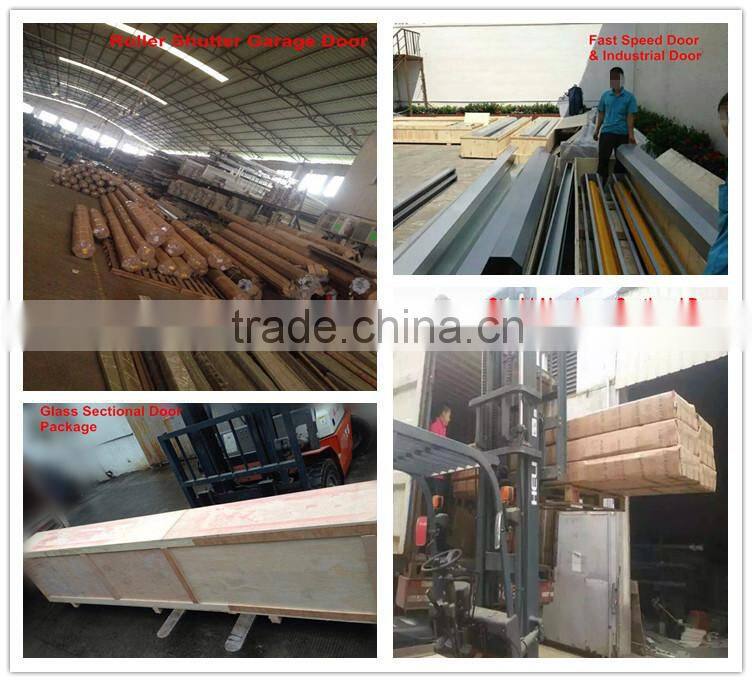 WHITE color overhead garage door with window Automatic Remote Controlled overhead garage door opener Galvanized steel /Aluminum