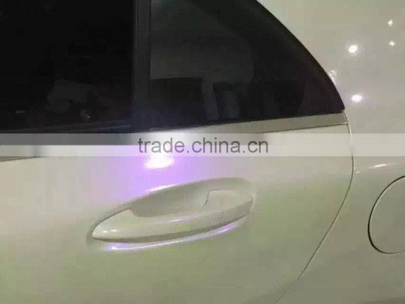 High quality chameleon pearl white car wrap film with air bubbles 1.52*20m each roll