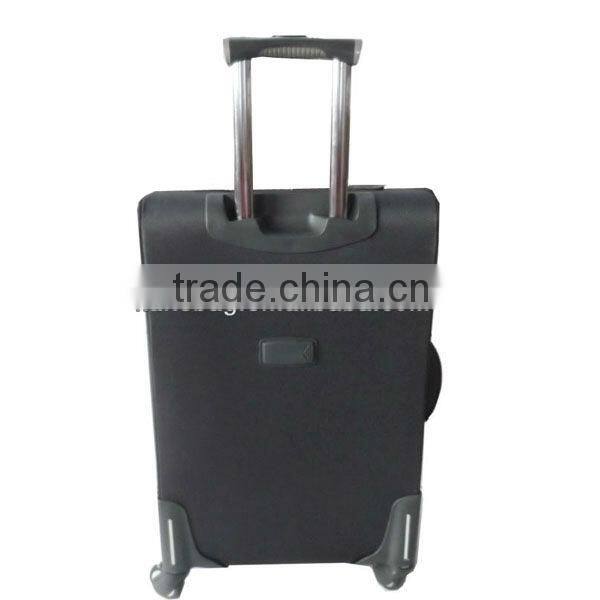 2013 3pcs eva business vintage fashion retro black eminent travel trolley luggage with four wheels