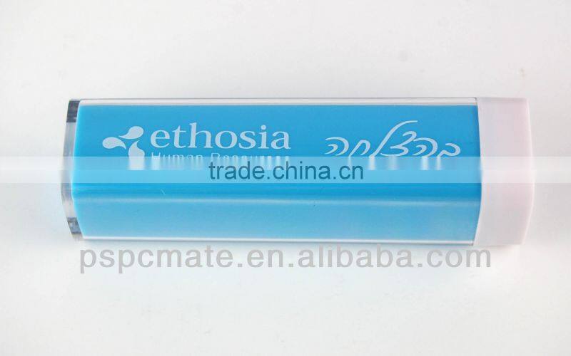 USB Portable Power Tube Bank External Battery Pack Charger Universal 2200 mAh