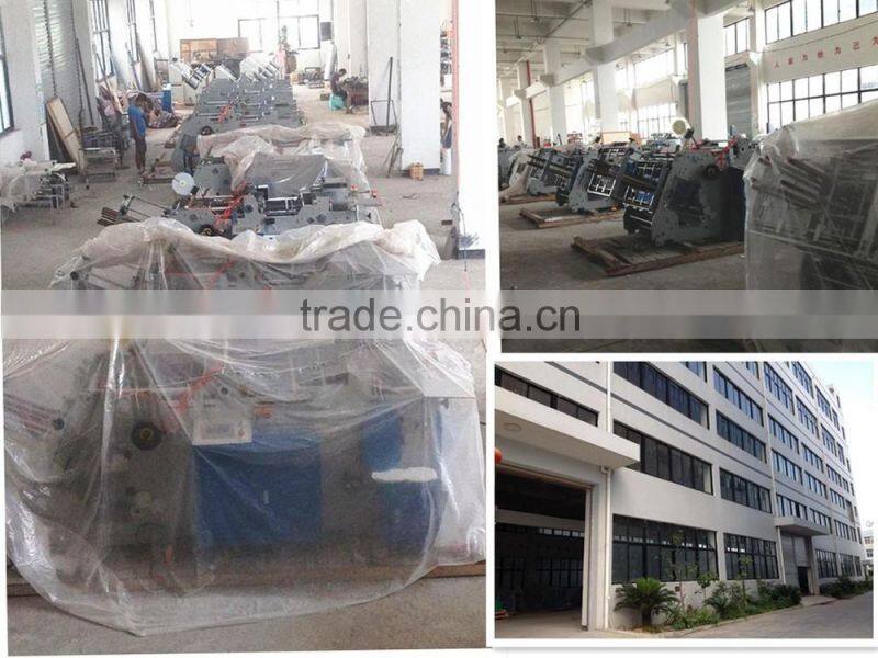 corrugated carton box make machine , speed 60--160pcs/min,china top manufacture with CE certificate