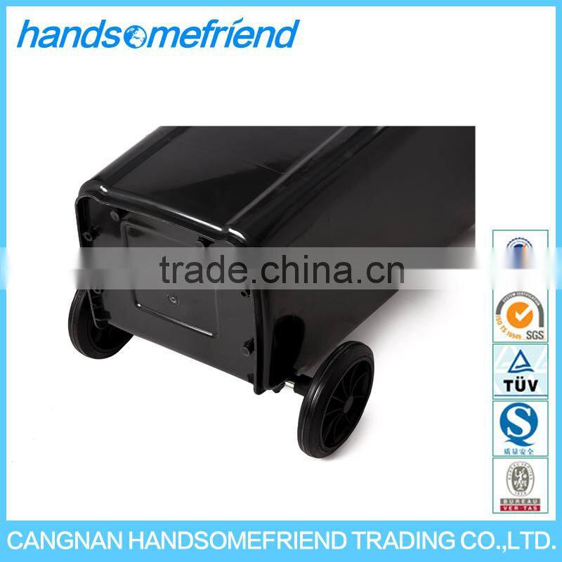 120 liters Outdoor street public plastic dustbin,Outdoor mobile garbage can,Garbage collection and treatment barrel