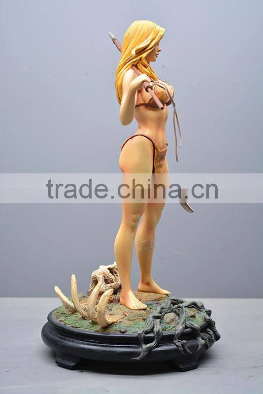 Wholesale Custom Resin Figure,Adult Sexy Figure,Sexy Gigl Hunter Made in China