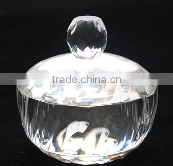 Unique Crystal Glass Sugar Bowl with Lit sugar stock