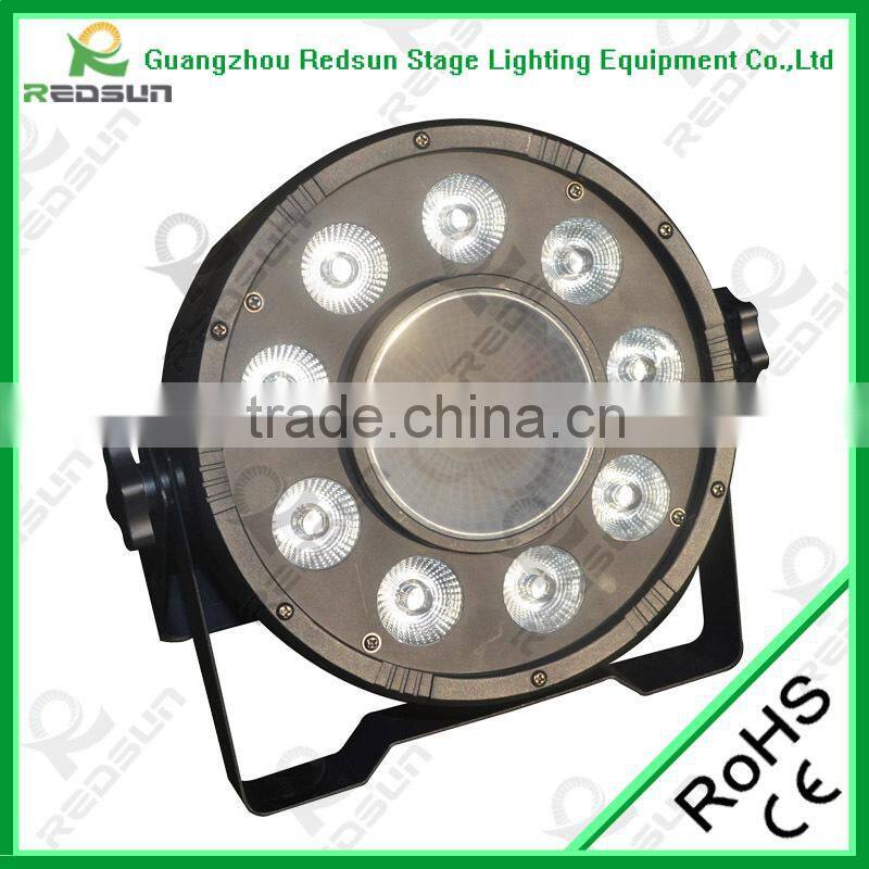 New stage light event lighting 9+1 rgb smart led par 64 cans light