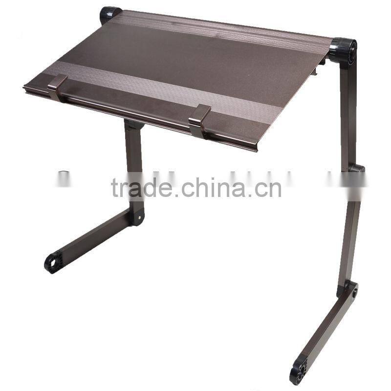 Angle Adjustable Foldable Laptop Notebook Desk Table Fans Stand Portable Bed Tray