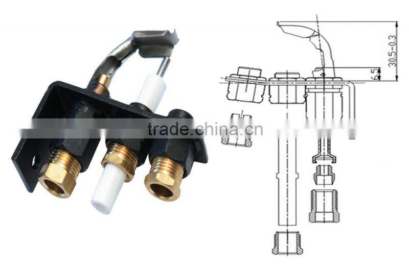 Pilot burner igniter/Pilot burner complete