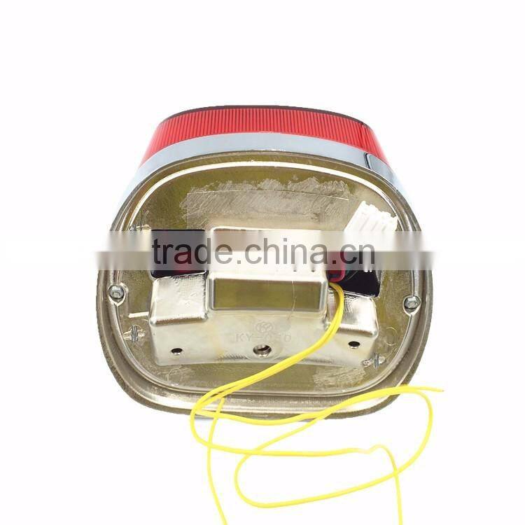 Spark Led Tail Light with Smoke Lens and License Plate Light for Harley Glide Dyna Sportster Harley 883