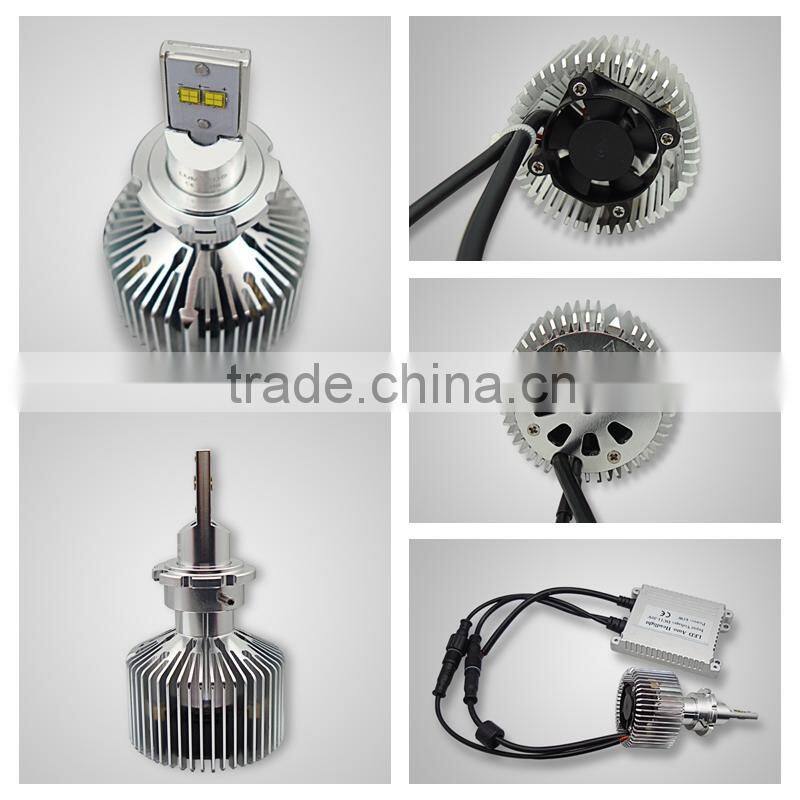 5G LED Light Leader 45W Auto Led Bulb, 4500LM Led Car Auto Conversion Kit D2 Led Head Lamp 6000K Xenon White 11V-30V
