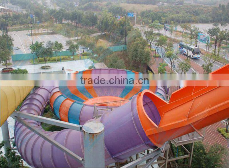 Amusement Park Fiberglass Water Slide Dragon Bowl