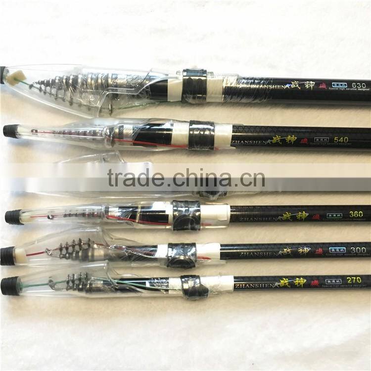 New Angeles Rod Carbon Rock Fishing Rod Superhard 2.7/3/3.6/4.5/5.4/6.3 m Hand Rod And Sea Fishing Rod