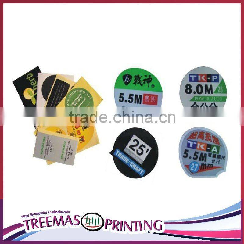 Garden colorful clear label printing