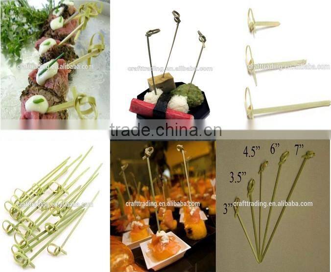 Janpanese bamboo cocktail skewers with 1000pcs