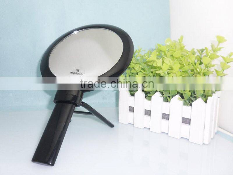 Handheld Mirror Plastic Double sided makeup mirror