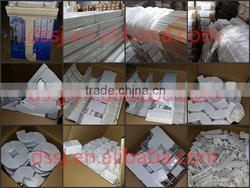 Plastic PVC rain trough