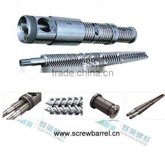 conical twin screw and barrel(for PVC,UPVC pipe producing) good design, good out put