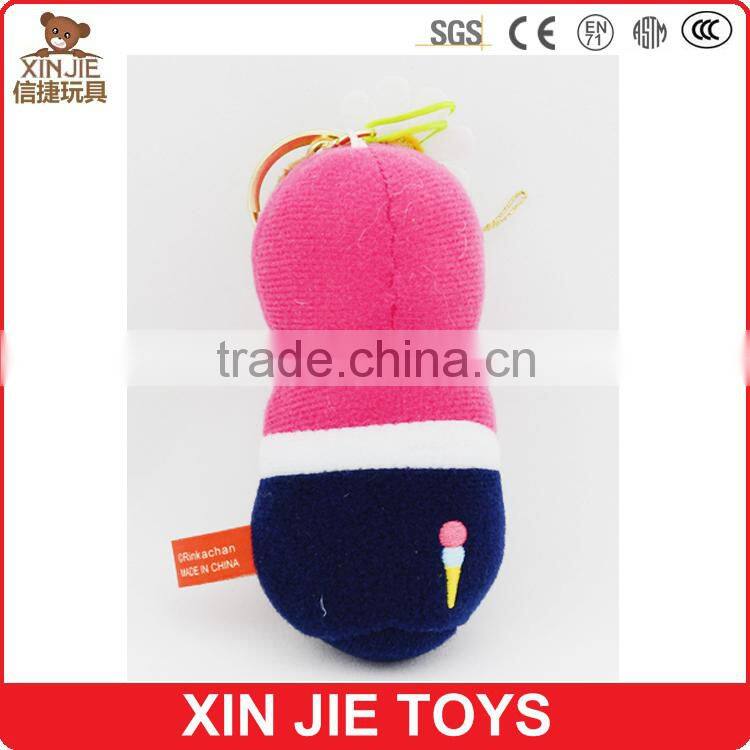 10cm plush mascot doll keychain 8inch soft mascot doll 100% polyester material mascot toys