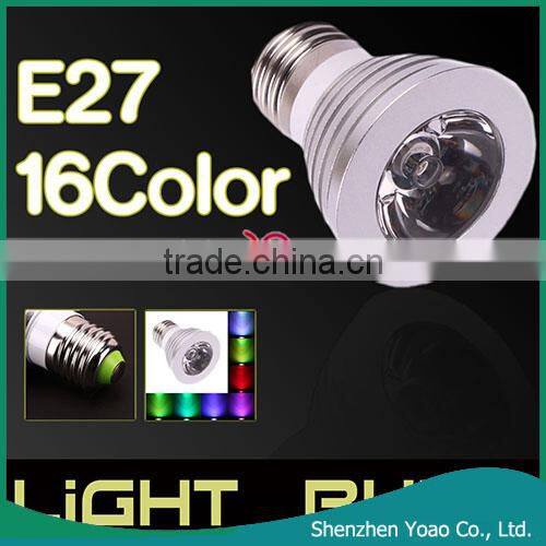 Remote Control LED bulb E27 Price LED Spotlight Lamp