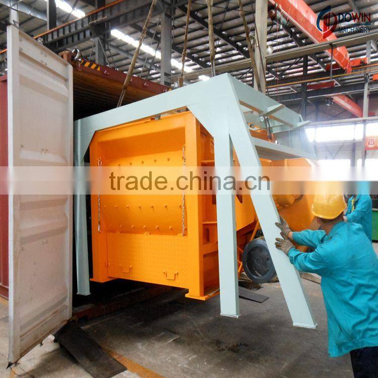 twin-shaft concrete mixer JS1000 for sale with Pneumatic motor