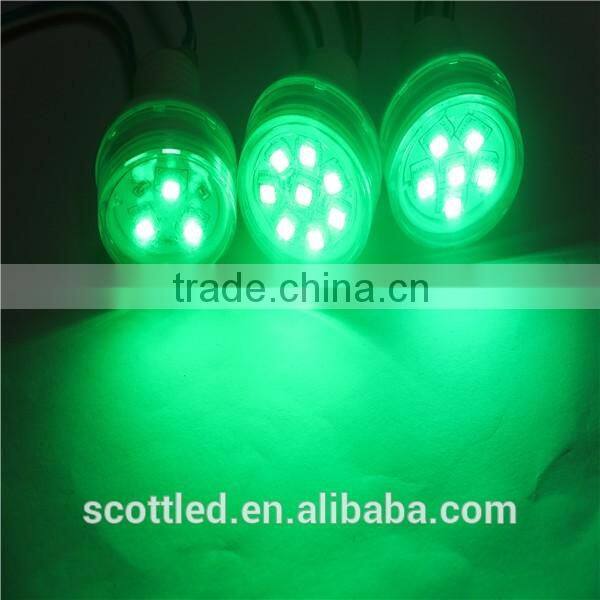 38mm led pixels DC24V fog cover amusement lights, DC12V or DC24V input, waterproof