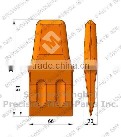 80 Foundation drilling tools replacement teeth auger flat drill dirt tooth