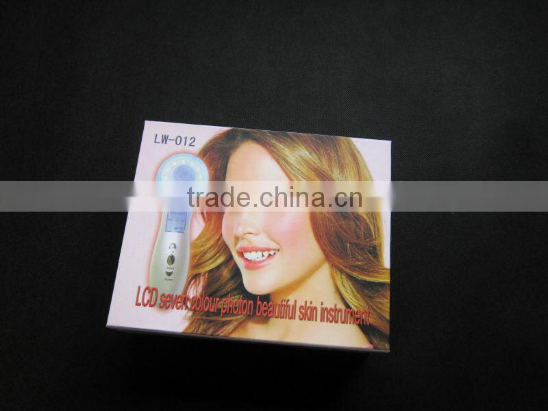 2015 China LED light therapy photon ultrasonic beauty machine