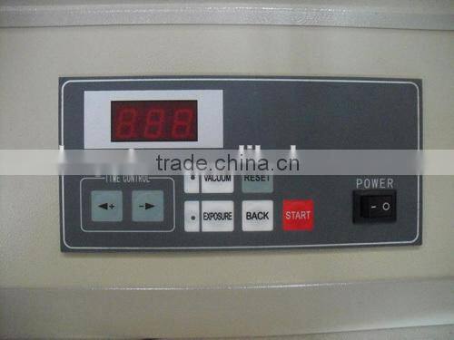 Tabletop vacuum UV exposure unit for screen printing frame