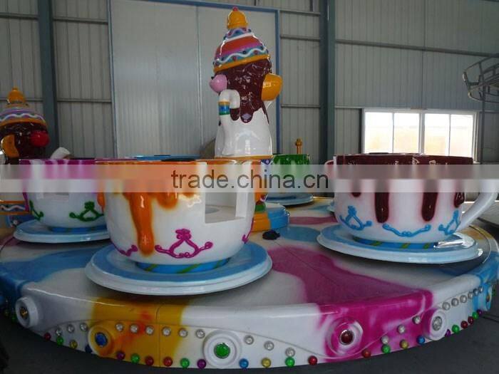 China manufacturer high quality funny amusement park rides, rotating coffee cup rides for kids