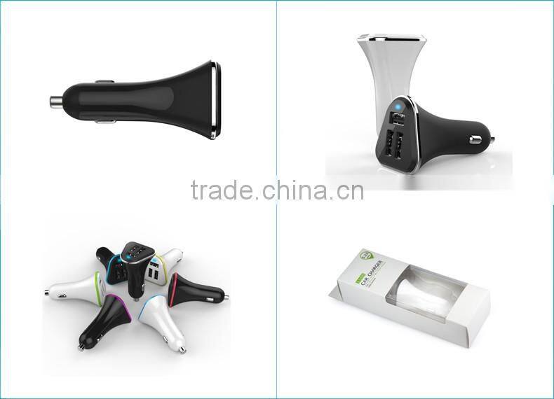 VBEST 2016 new product 3 ports USB car battery charger universal car charger usb car charger