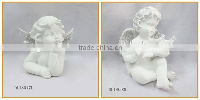 Angel shape custom indoor ceramic candle holder