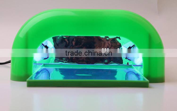 2015 most popular green color model 613 36w nail uv lamp