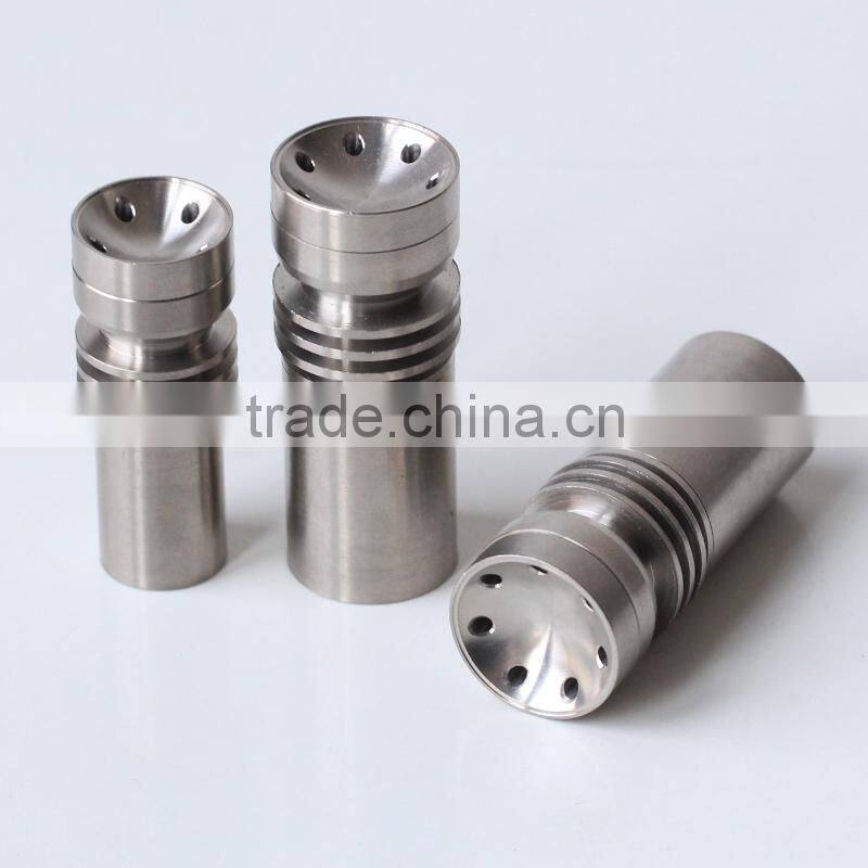 Highly Educated Honey Bucket domeless titanium nail 14mm & 18mm female. Custom logo available.