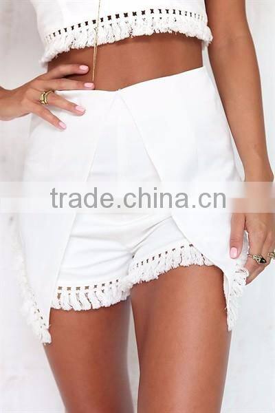 latest fashion women shorts and top sexy two pieces beach party wear