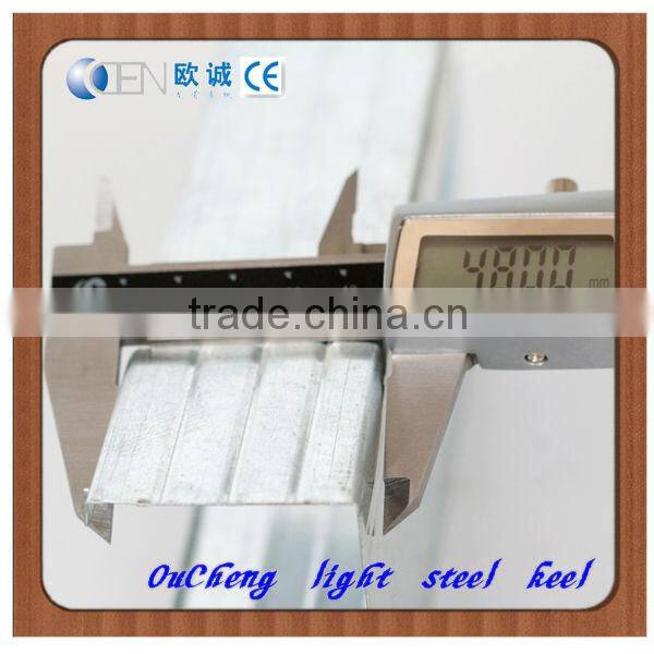 Cheap galvanized track