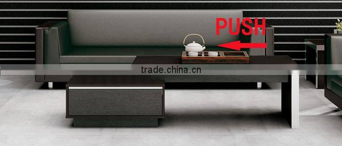 Manager room use visitor meeting high end modern wooden end table furniture tea table