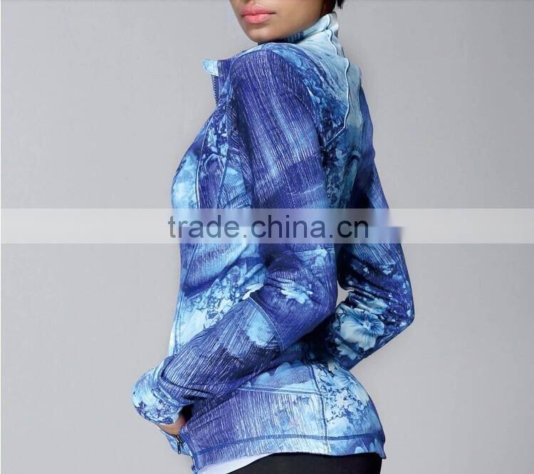 Fashion cheap windprrof outdoor sports wear polyester spandex jacket