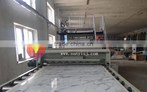 pvc artificial marble sheet machine