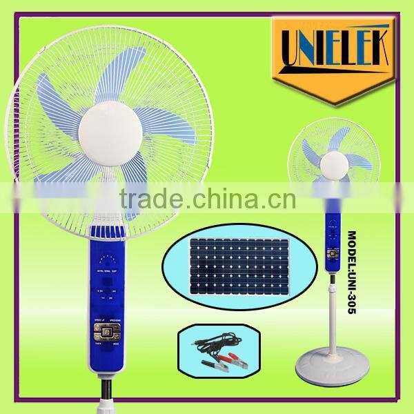 BLDC dc copper new solar emergency fan solar electric fan big ceiling fan ul