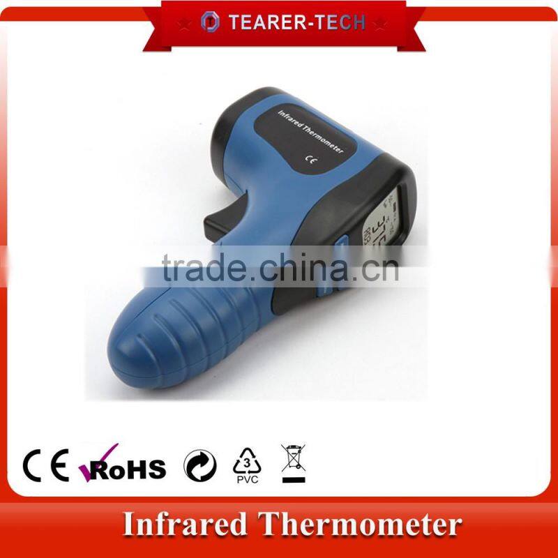 Adjustable Emissivity 0.1~1.0 Non-Contact Infrared ( IR)Thermometer -58 to 1022F Temperature Gun 12:1 w/ Laser Sight