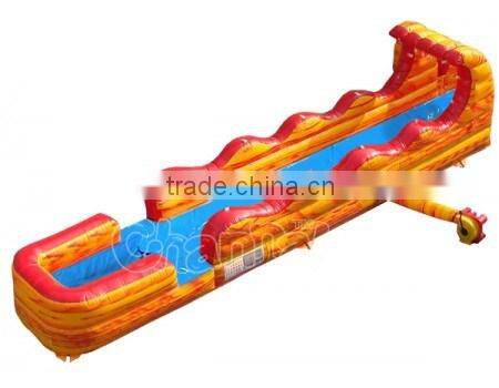Volcano Inflatable Slip n Slide, Inflatable Water Slip n Slide with Pool