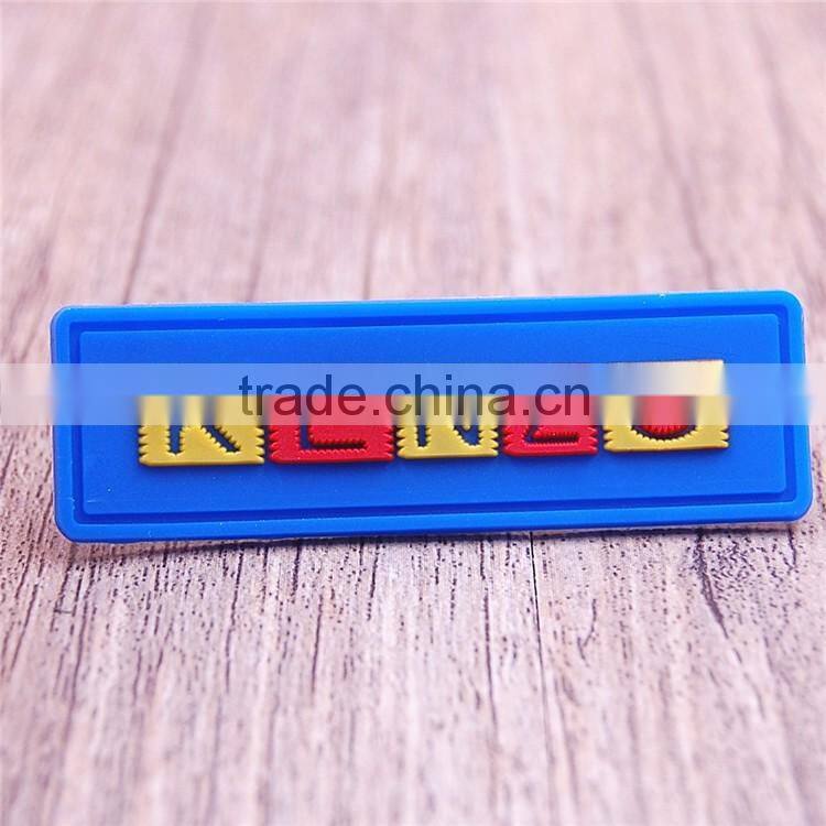 Custom digital printing silicone label for underwear clothing