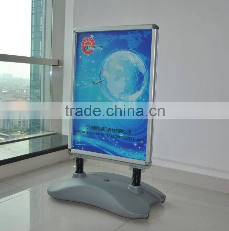 Advertising Display Stand water base front open snap A board poster holder sign stand