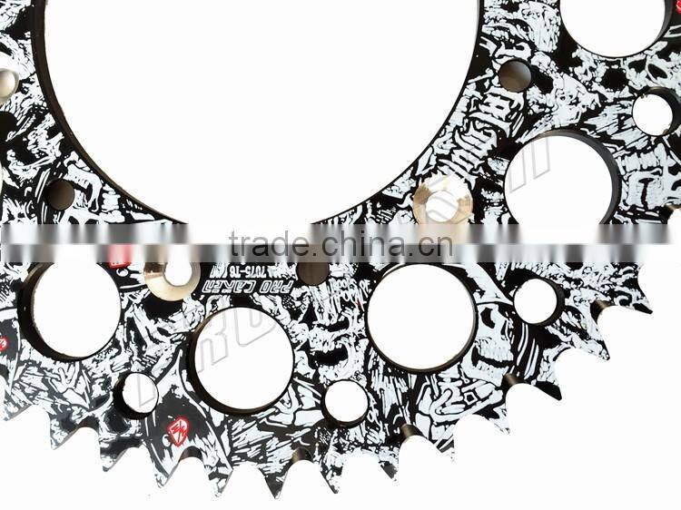 motorcycle aluminium alloy rear sprocket for KTM SX250 SX450